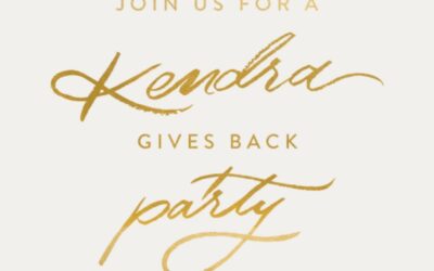 Kendra Gives Back Party
